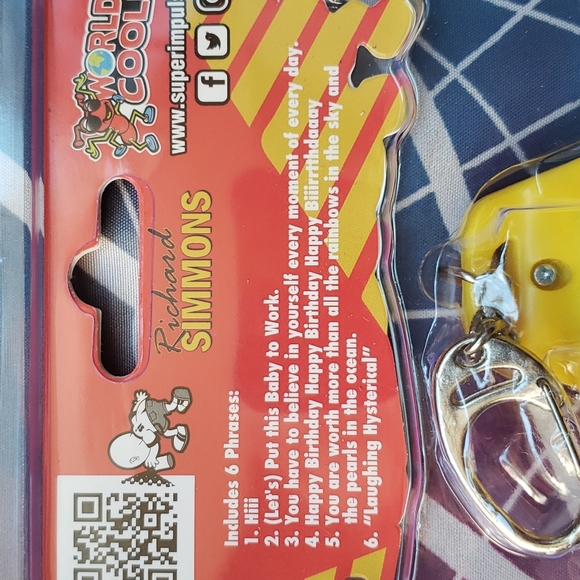 Richard Simmons talking keychain - Picture 6 of 6